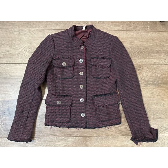 Willow and clay tweed military blazer jacket XS - Picture 1 of 11